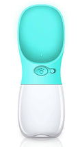 Vila Portable Water Bottle Dog & Cat Travel Dispenser Bowl, 12-oz